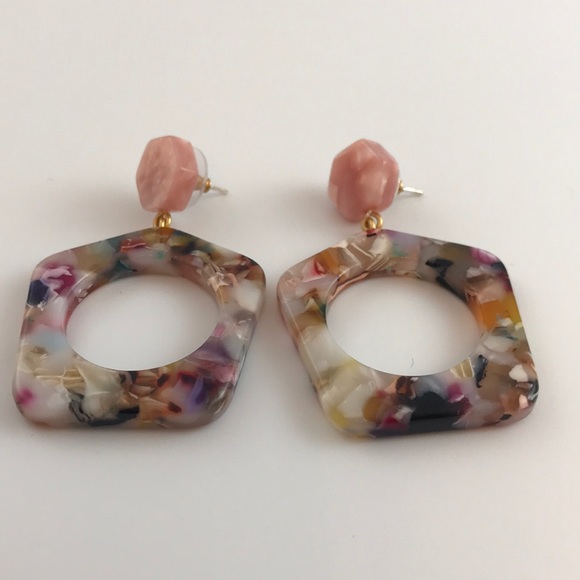 Madewell Acetate Geometric Drop Earrings - Picture 8 of 8